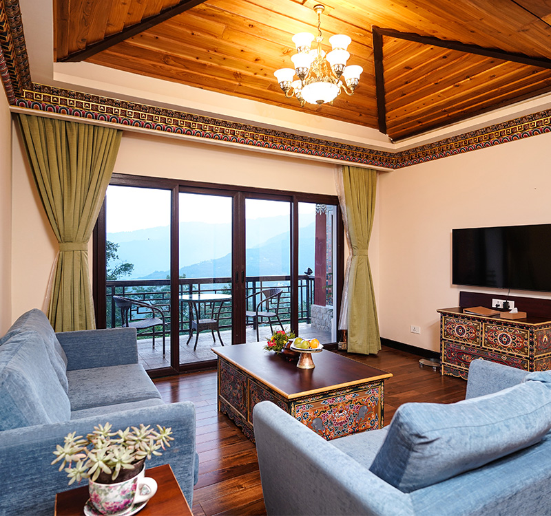 hotel room in gangtok,regency suite