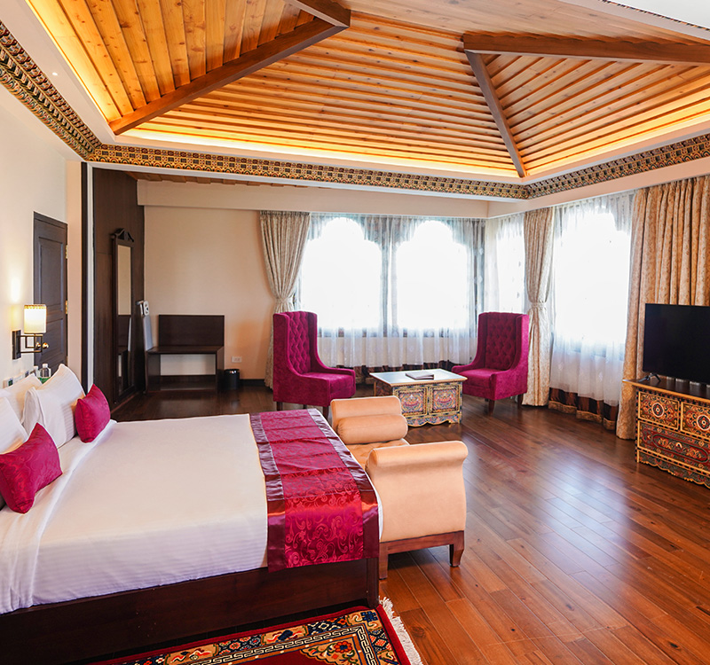 hotel room in gangtok, royal suite